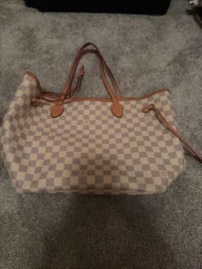 Neverfull Medium white Louis Vuitton
